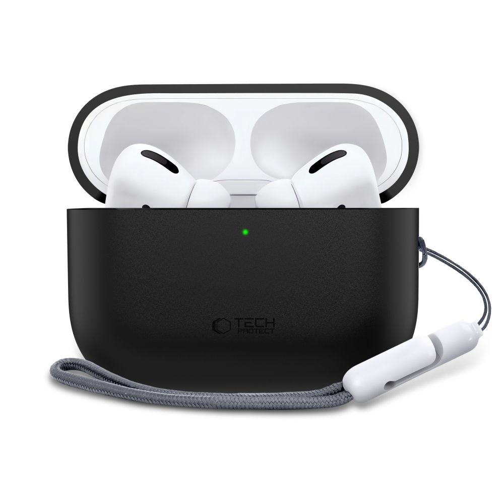 Tech-Protect silikoneetui til AirPods Pro 3 – sort