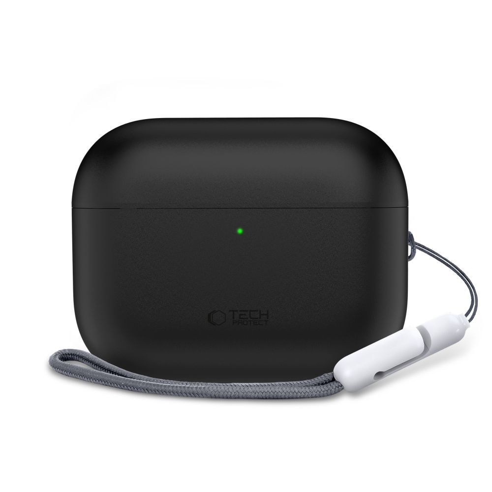 Tech-Protect silikoneetui til AirPods Pro 3 – sort