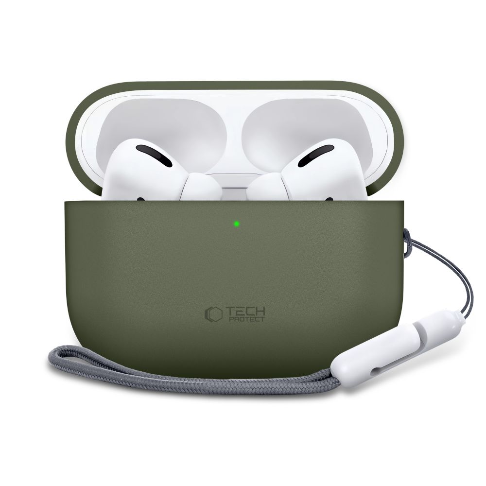 Tech-Protect silikoneetui til AirPods Pro 3 – grøn