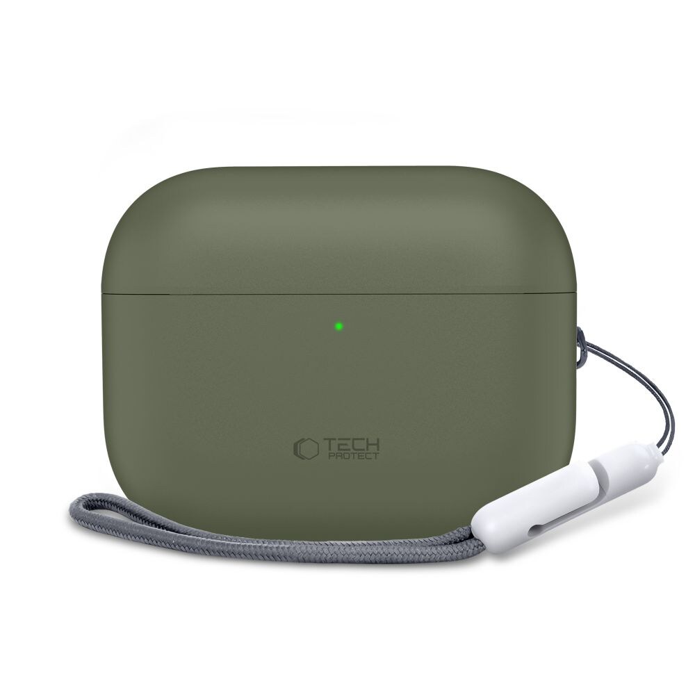 Tech-Protect silikoneetui til AirPods Pro 3 – grøn