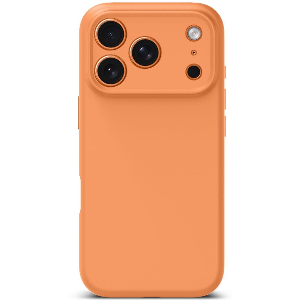 Tech-Protect silikone-MagSafe-etui til iPhone 17 Pro Max – orange
