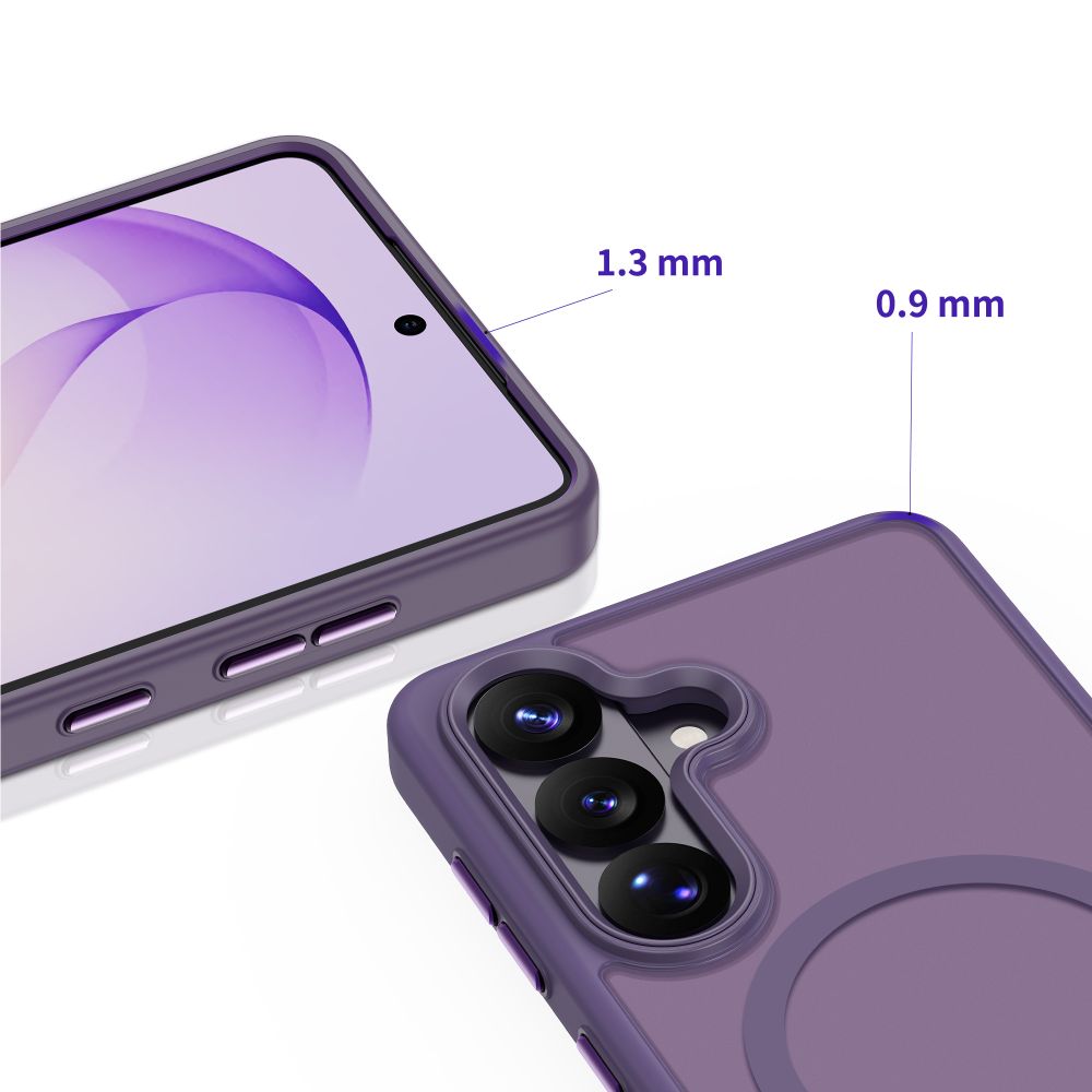 Tech-Protect Magmat MagSafe-etui til Samsung Galaxy S26 – mat lilla