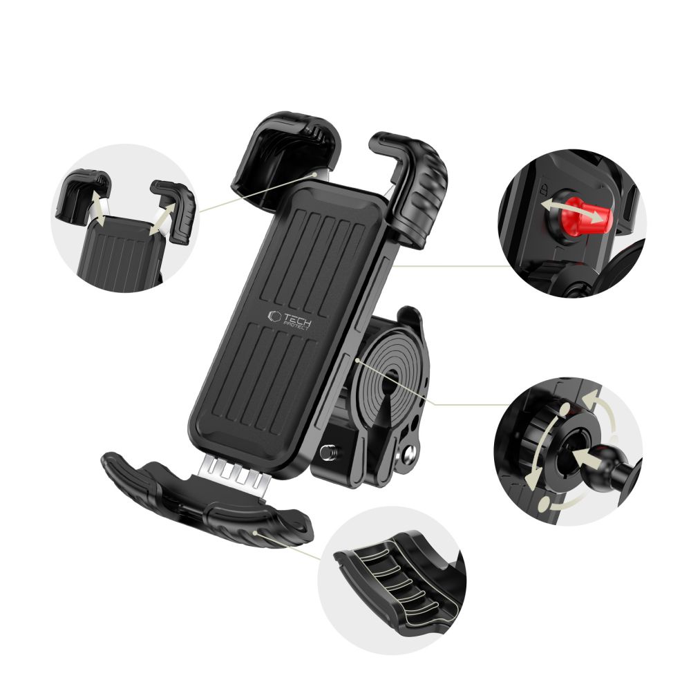 Tech-Protect V7 styrholder – sort