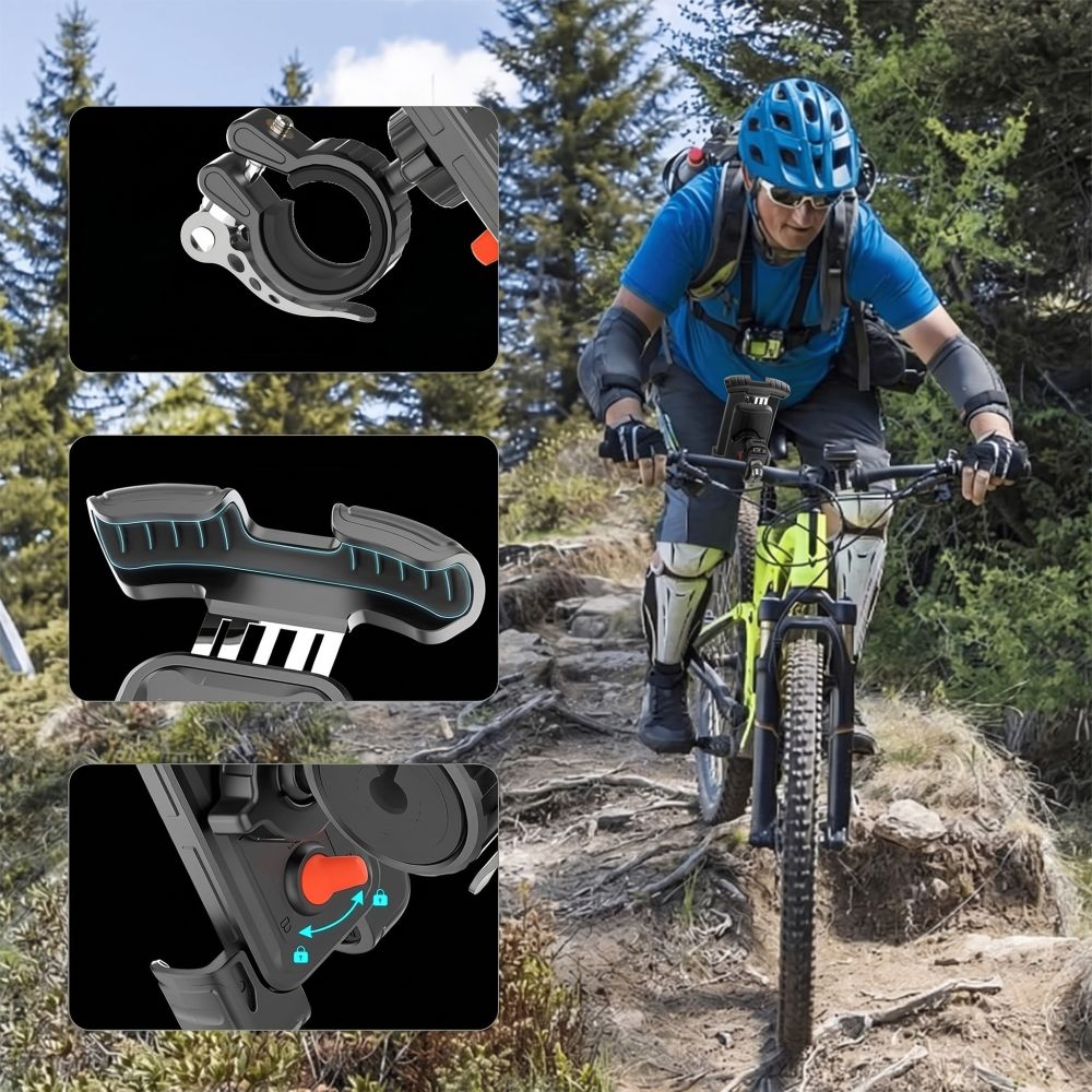 Tech-Protect V7 styrholder – sort