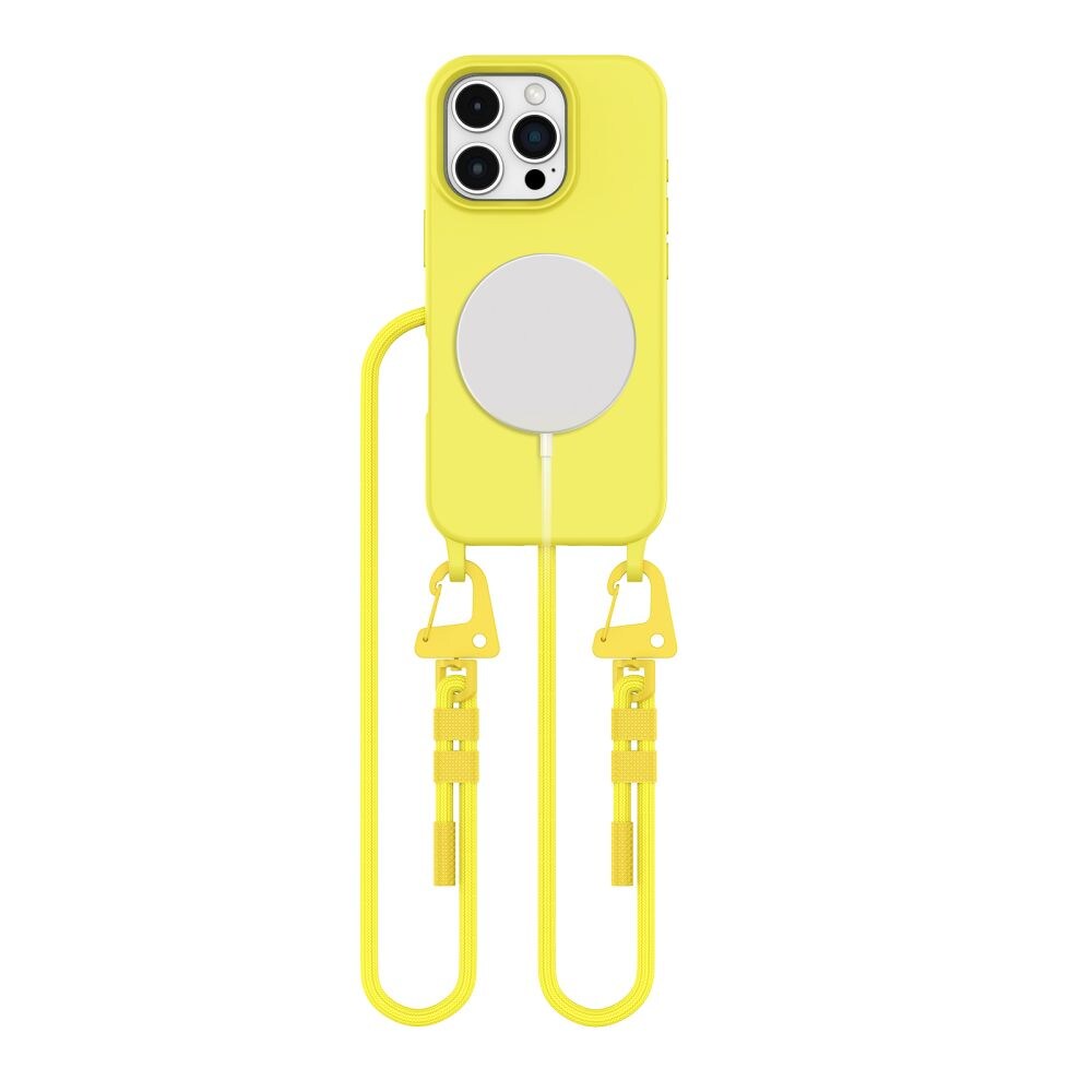 Tech-Protect Magnecklace MagSafe-etui til iPhone 16 Pro – Gul