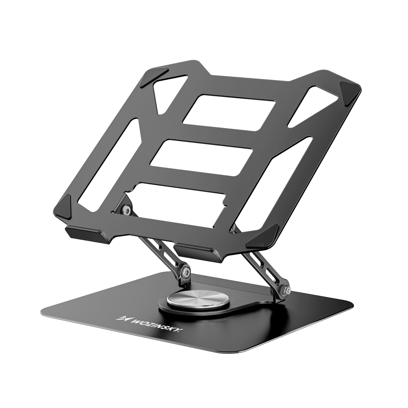 Wozinsky WDCX-X19-AB HardStand – 360° drejelig holder til bærbar computer og tablet – sort