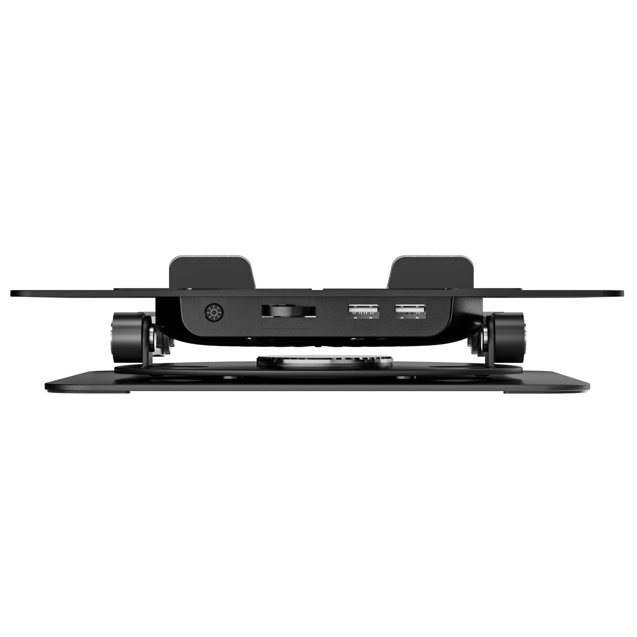 Wozinsky WDCX-X16-AS CoolBase RGB 360° køleholder til bærbar computer og tablet – sort