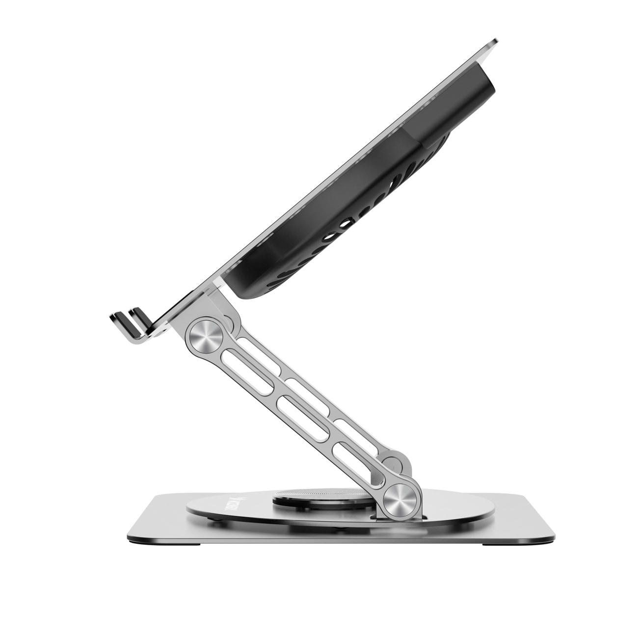 Wozinsky WDCX-X16-AS CoolBase RGB 360° køleholder til bærbar computer og tablet – sølv