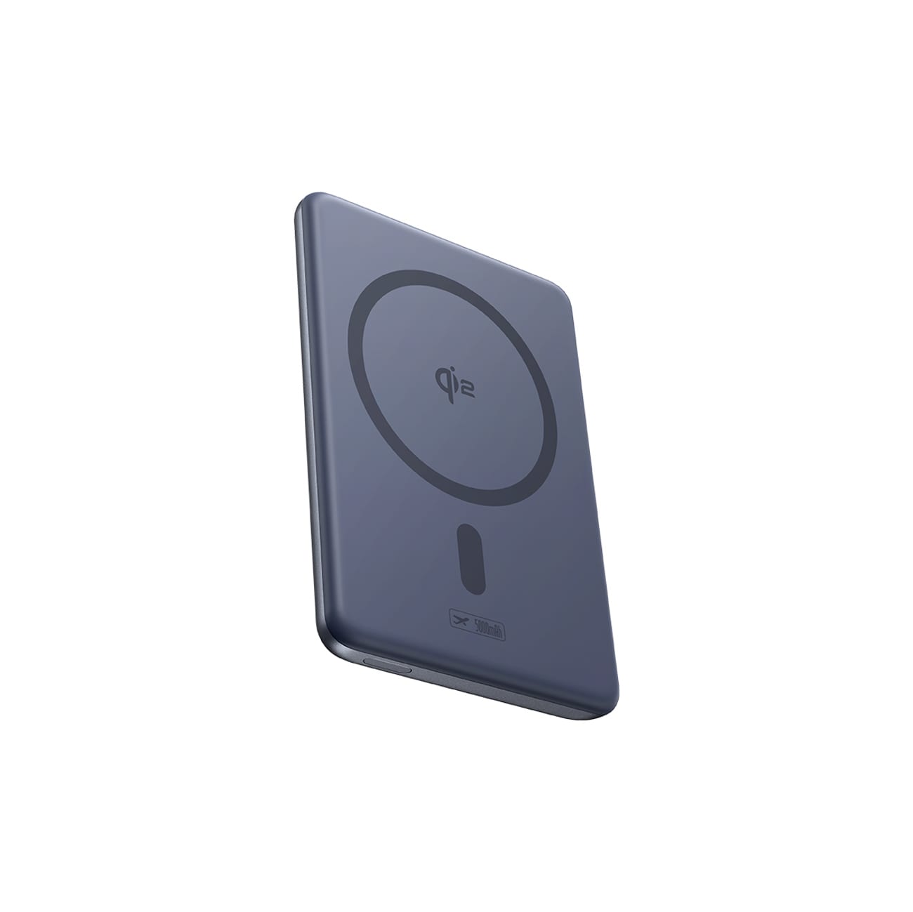 Baseus PicoGo AM31 Qi2 5000 mAh 20 W ultratynd MagSafe-powerbank m/stativ + USB-C kabel 20 cm – grå
