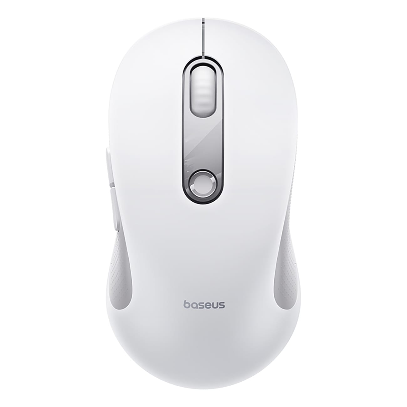 Baseus F02 Ergonomisk trådløs mus, USB 2,4 GHz – hvid
