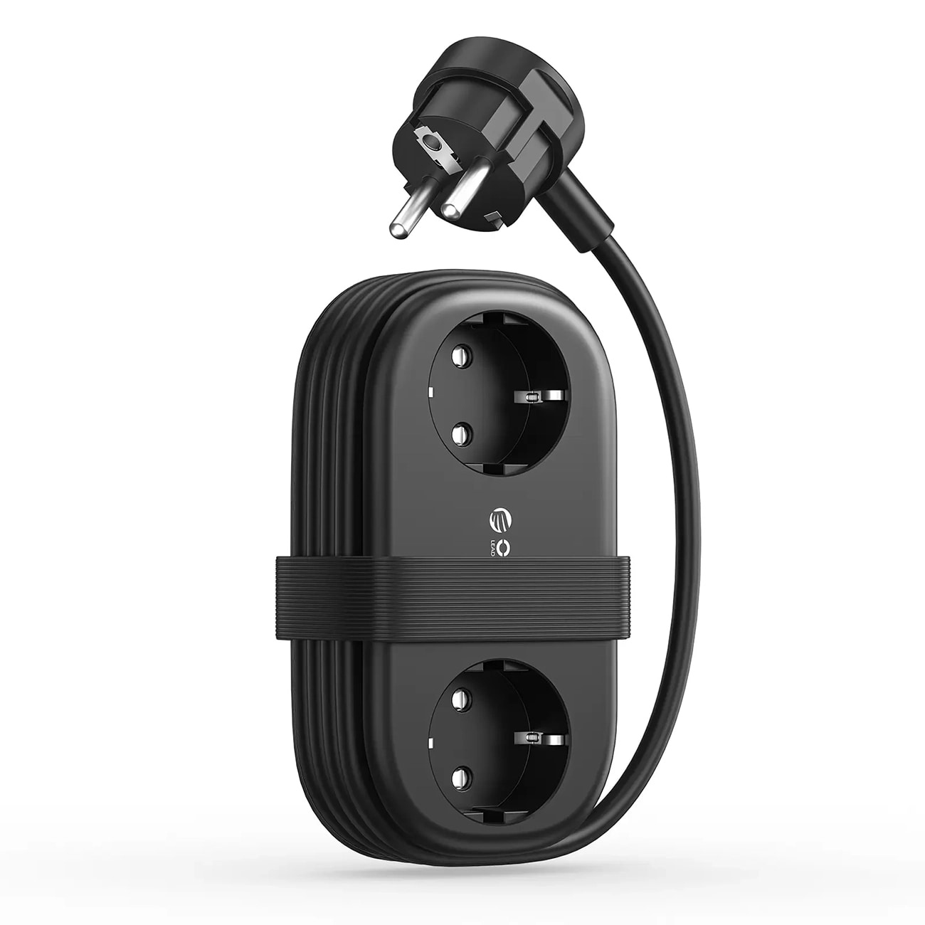 Orico AP3 20 W GaN 5-i-1 stikdåse 2x stikkontakt + 2x USB-A + 1x USB-C – sort
