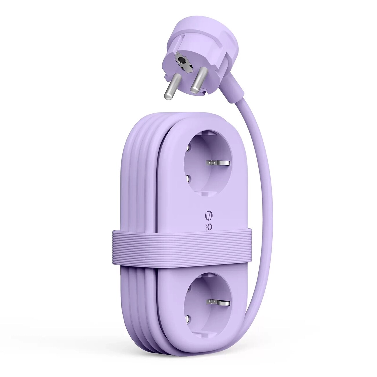 Orico AP3 65 W GaN 6-i-1 stikdåse 2x vekselstrøm + 2x USB-A + 2x USB-C – Lilla