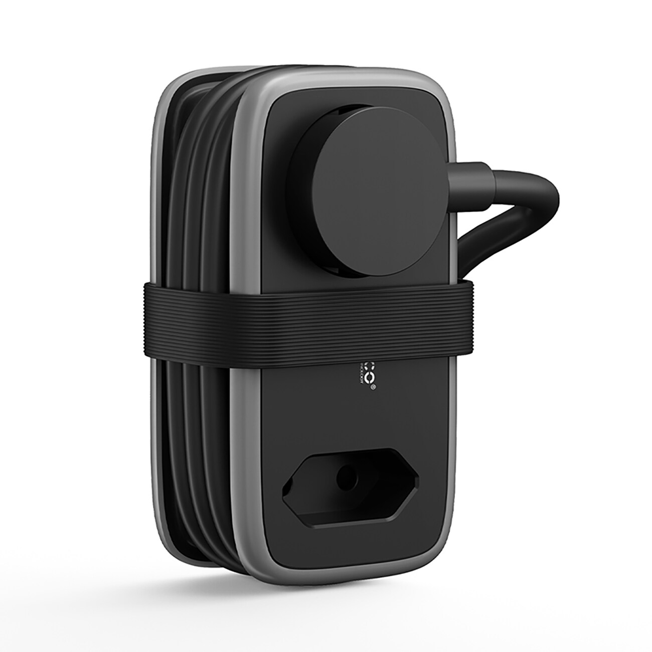 Orico AP3 65 W GaN 6-i-1 stikdåse 2x vekselstrøm + 2x USB-A + 2x USB-C – sort