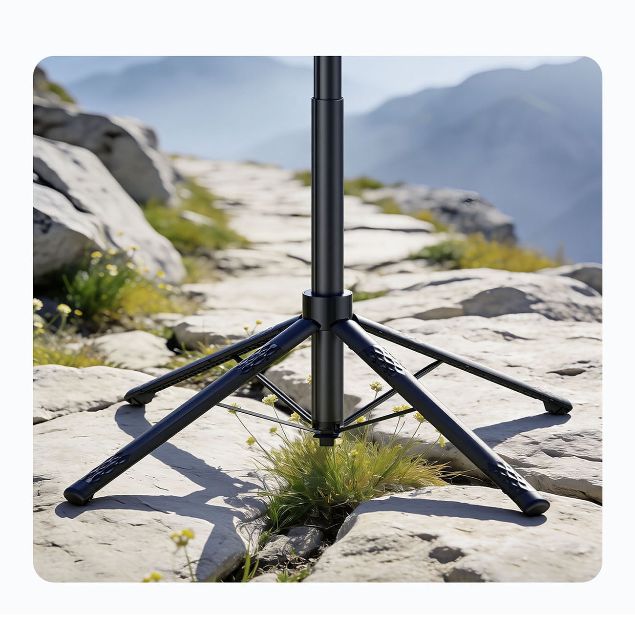 Selfiestang Orico SPN185 1/4" stativ til mobilkamera m. 360° rotation og Bluetooth 5.2 – sort