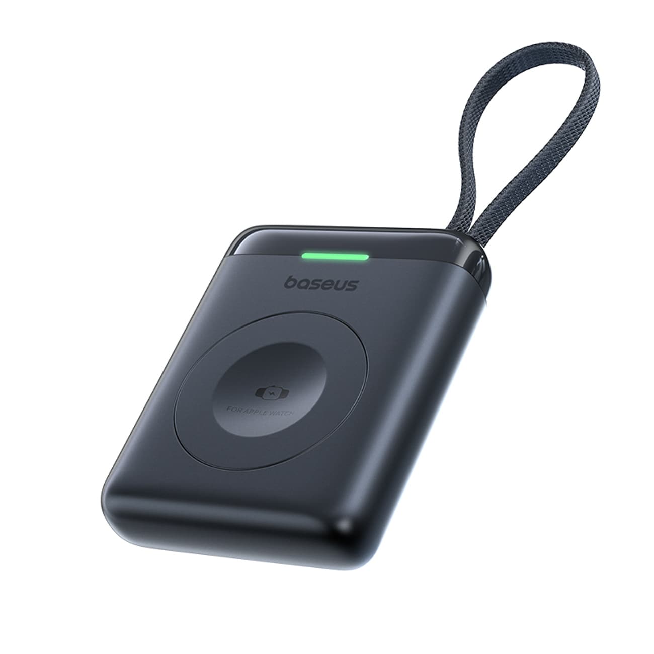 Baseus EnerFill FW11 5 W powerbank til Apple Watch med indbygget kabel – sort