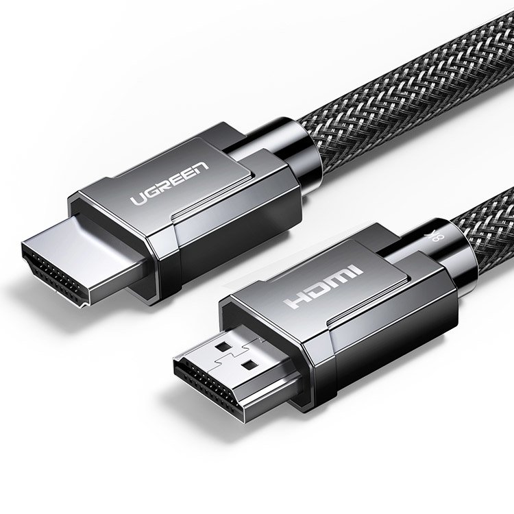 Ugreen HDMI 2.1-kabel 2 m, 8K@60Hz / 4K@120Hz, 48Gbps, HDR, VRR, eARC, grå (HD135)