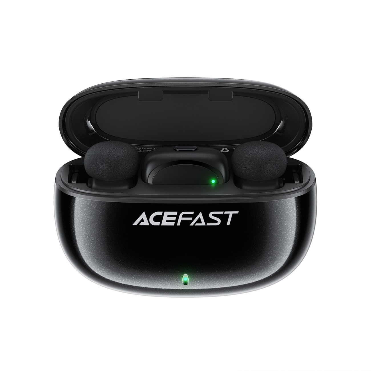 Acefast R2 trådløse lavaliermikrofoner – sort