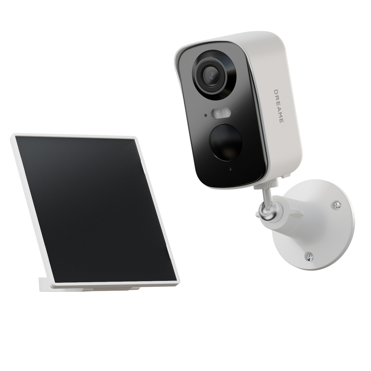Dreame Navo Care SE 1 Outcam udendørskamera med solcellepanel – hvid