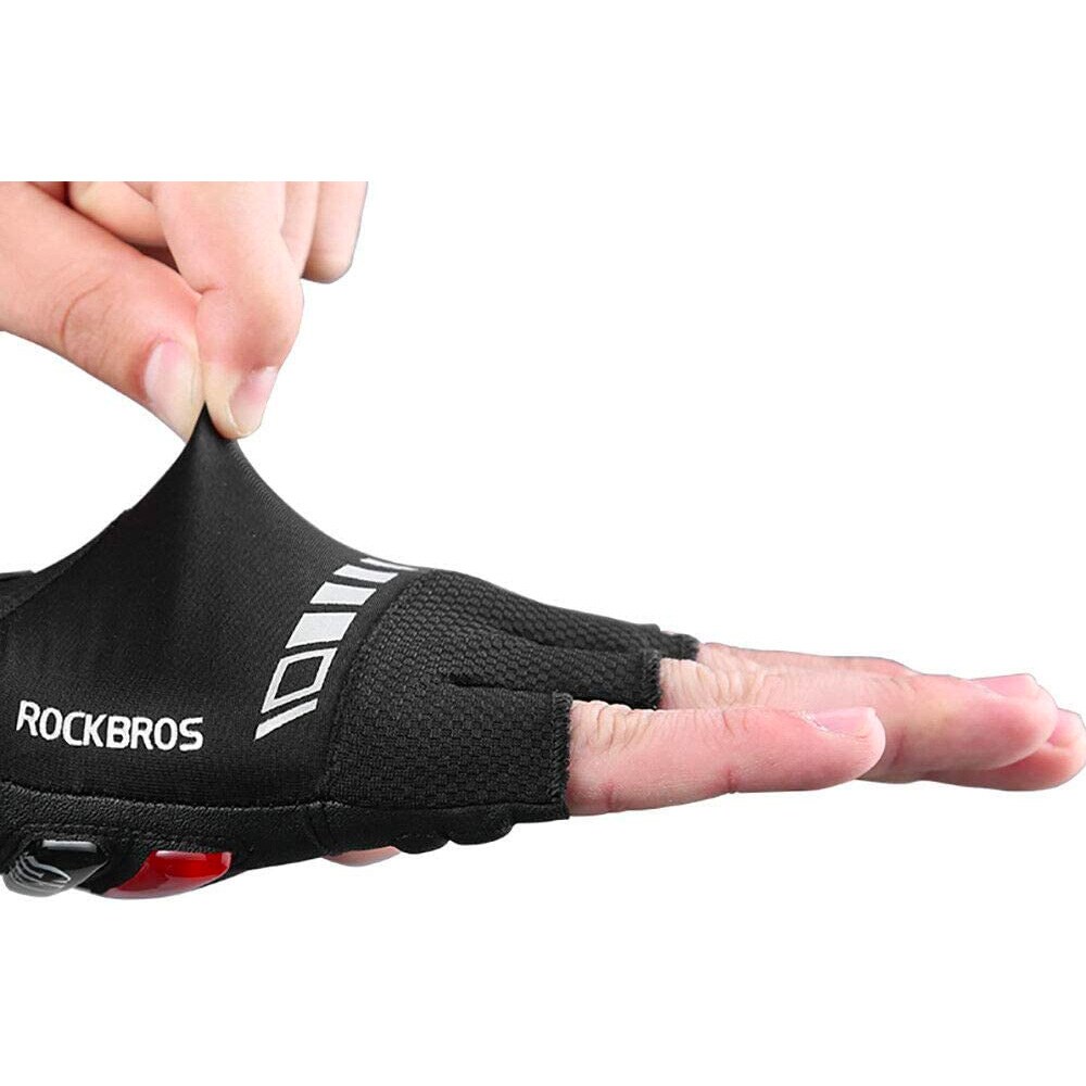 Rockbros S143-BK M cykelhandsker med gelindlæg – sort