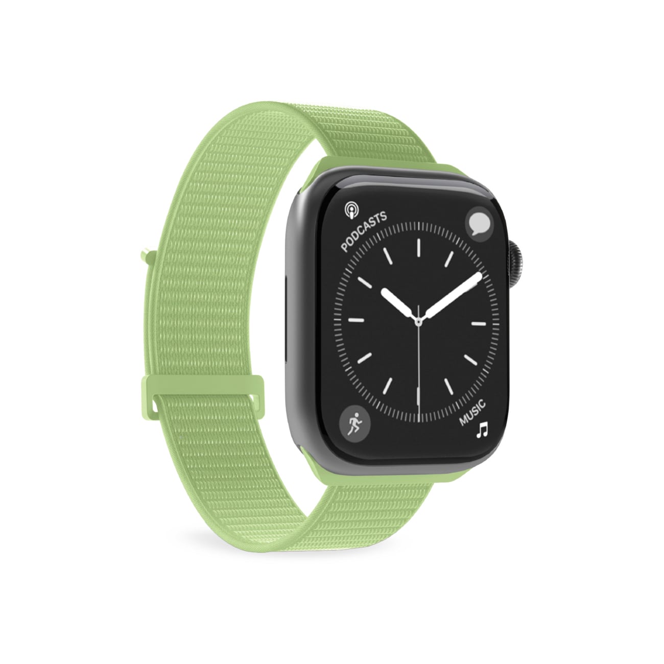 Puro Sport-rem til Apple Watch 38, 40, 41 og 42 mm – grøn