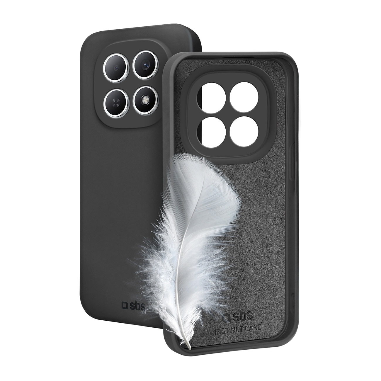 SBS Instinct-etui til Xiaomi Redmi Note 15 Pro+ – Sort