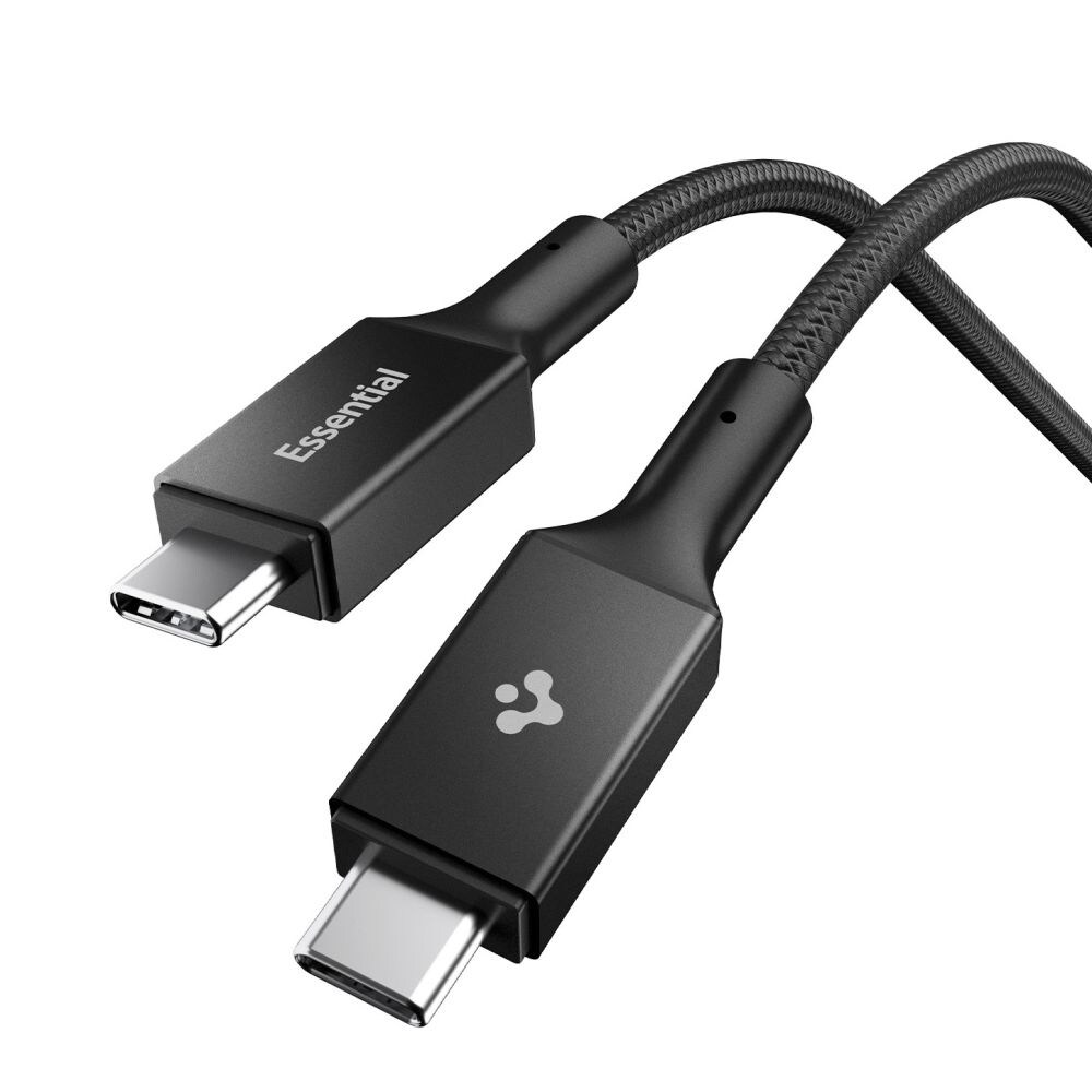 Spigen EB10010CC 100 W, 100 cm kabel – sort