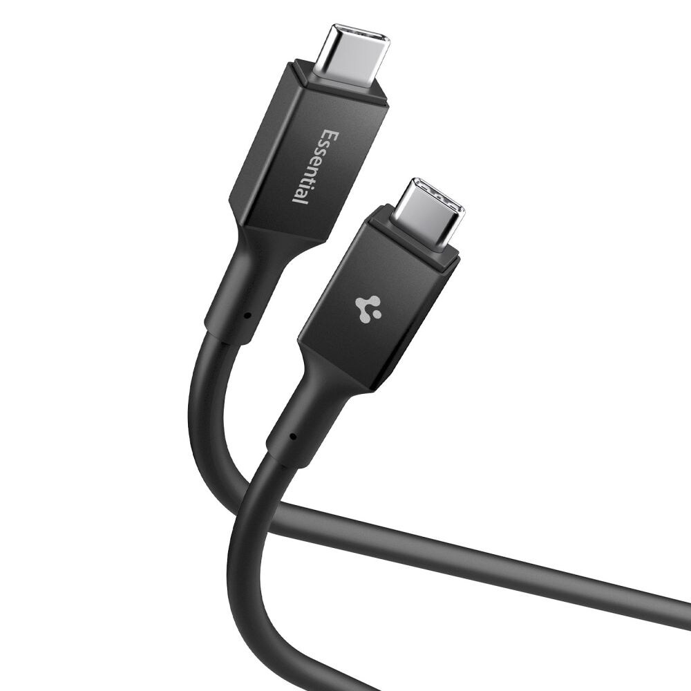 Spigen EB10020CC USB-C-kabel 100 W, 200 cm – sort