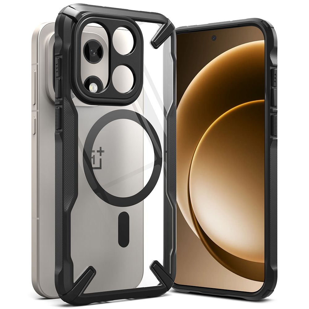 Ringke Fusion X magnetisk MagSafe-etui til OnePlus 15 – Clear Black