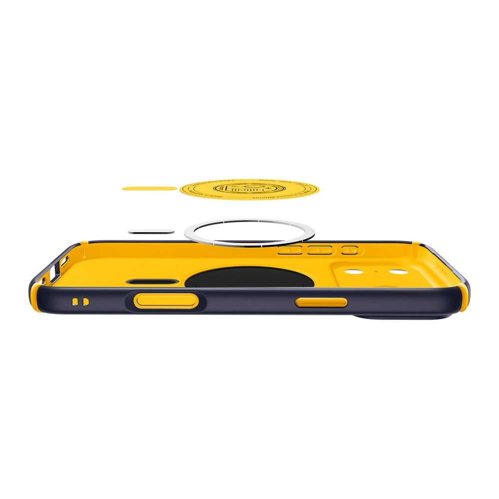 Spigen Nano Pop Hybrid MagSafe-etui til iPhone 17 Pro – marineblå