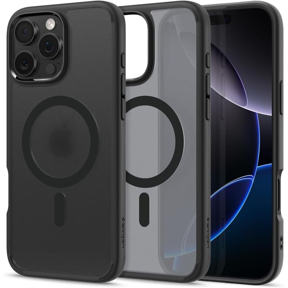 Spigen Ultra Hybrid Mag Case med MagSafe til iPhone 16 Pro Max – Sort