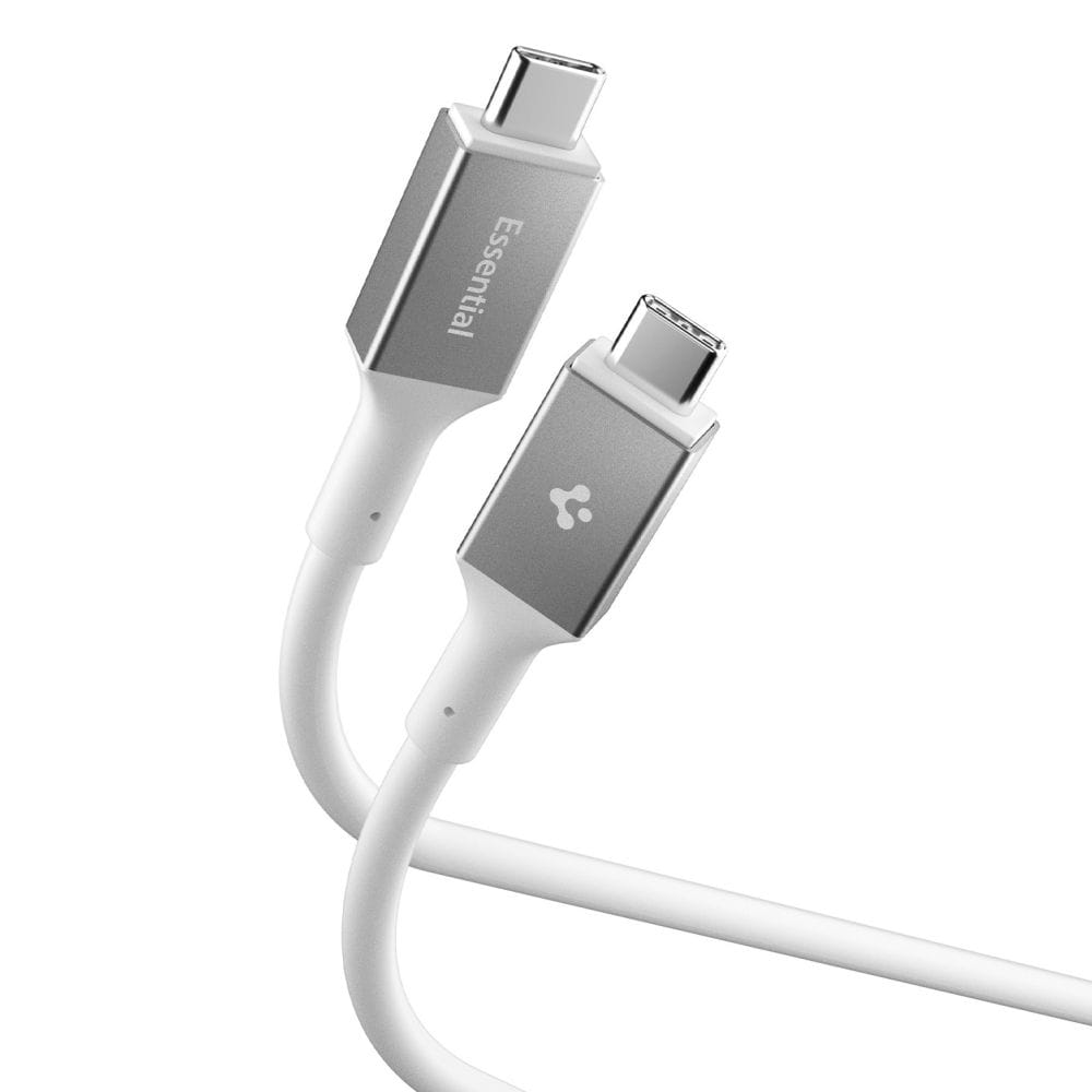 Spigen EB24012CC USB-C-kabel 240 W, 120 cm – hvid