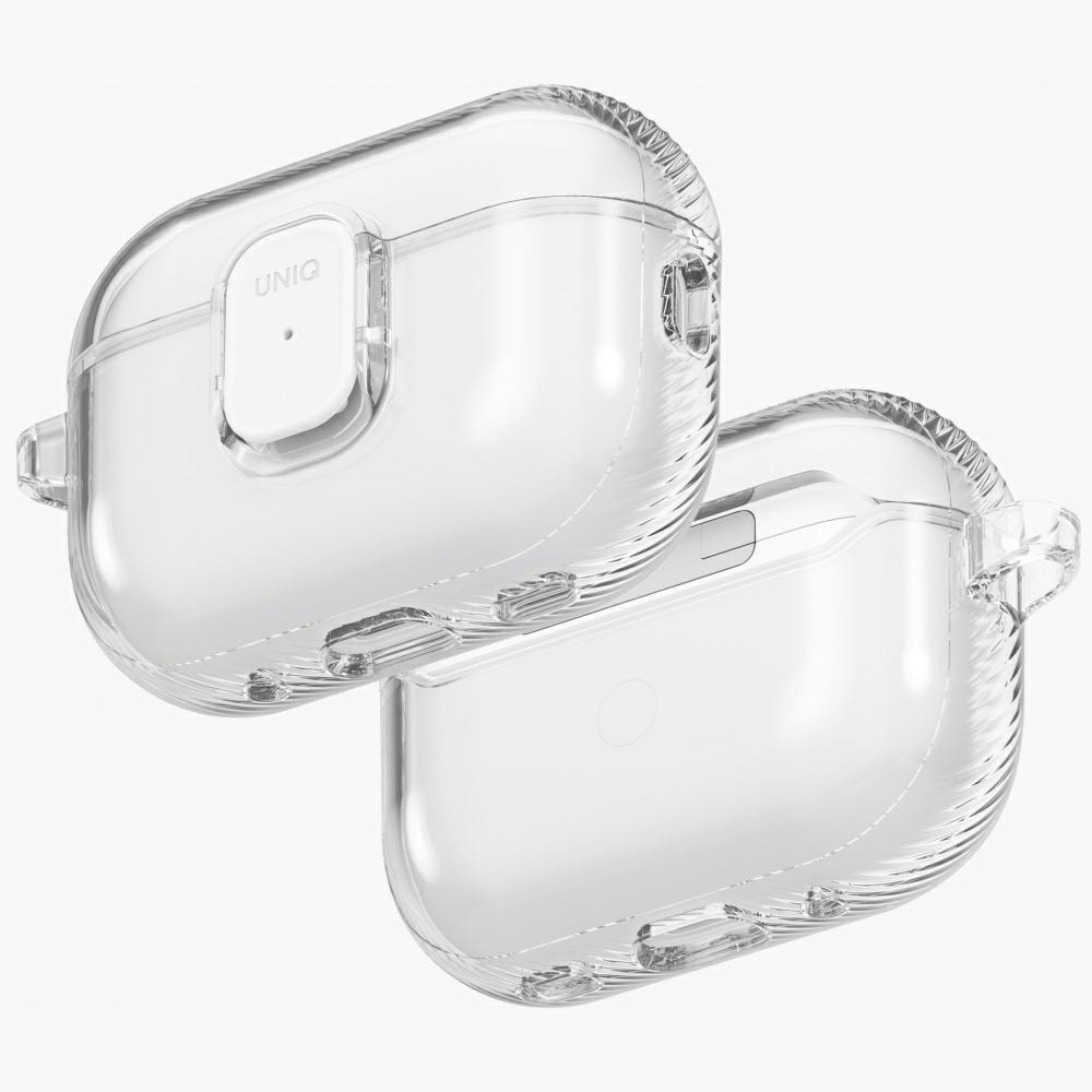 Uniq Glase Pro-etui til AirPods Pro 3 Lock Case – gennemsigtigt