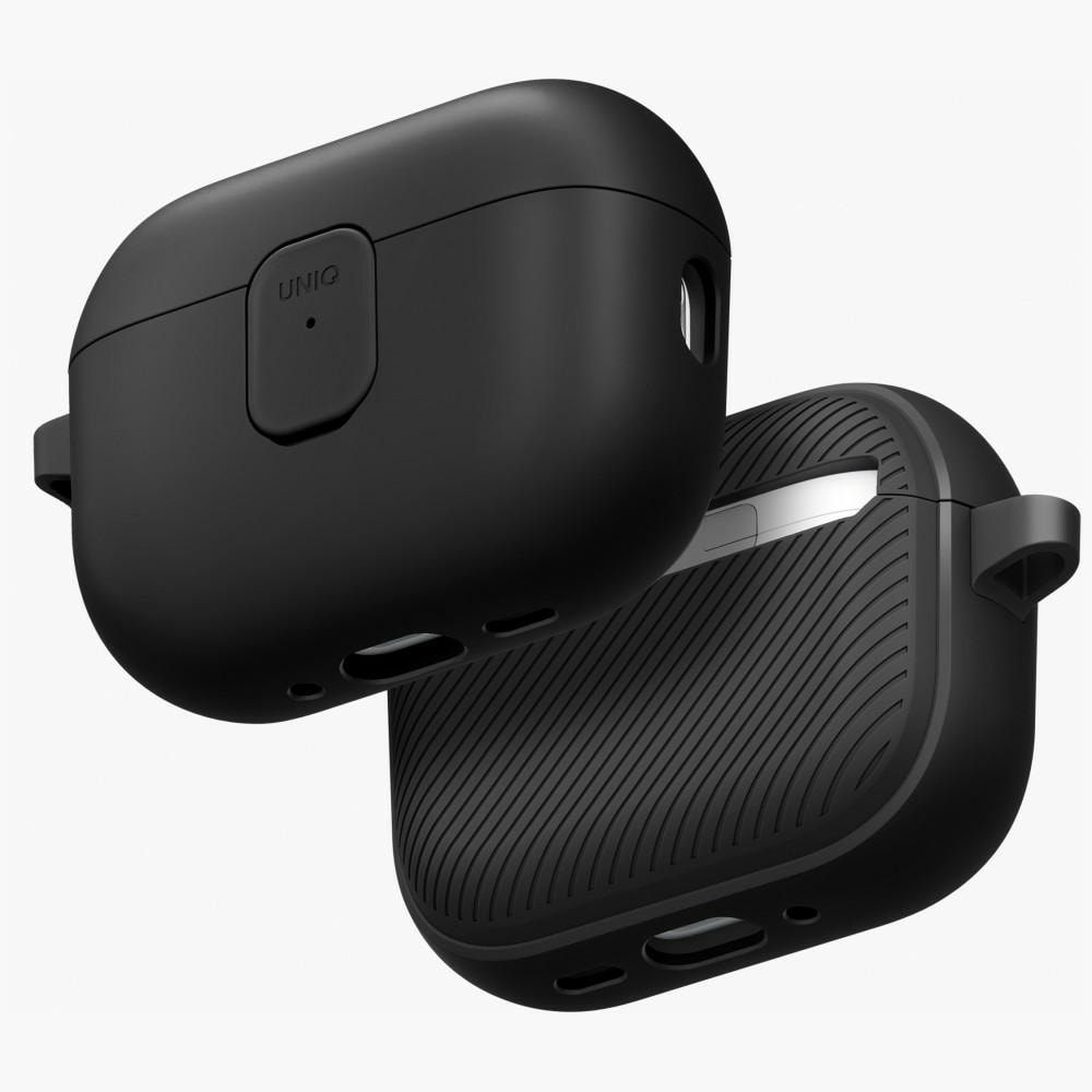 Uniq Clyde-etui til AirPods Pro 3 – sort og grå