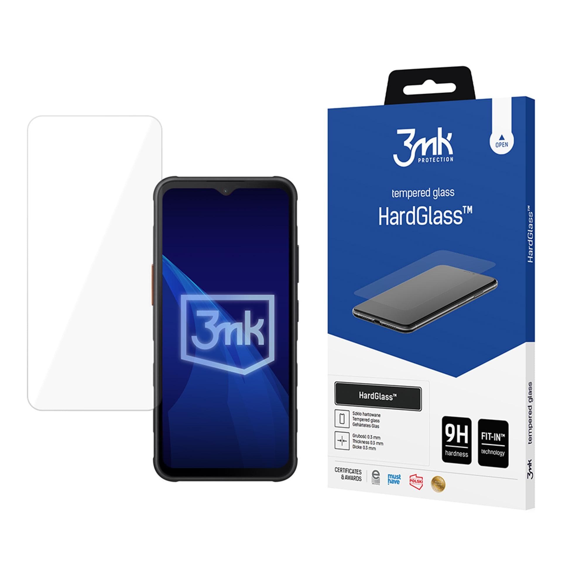 Hærdet glas 3mk HardGlass™ til Samsung Galaxy XCover 7