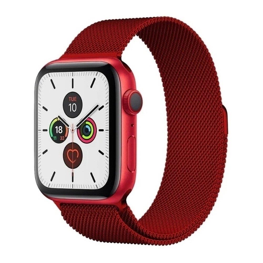 Magnetarmbånd til Apple Watch 38–40 mm – rødt