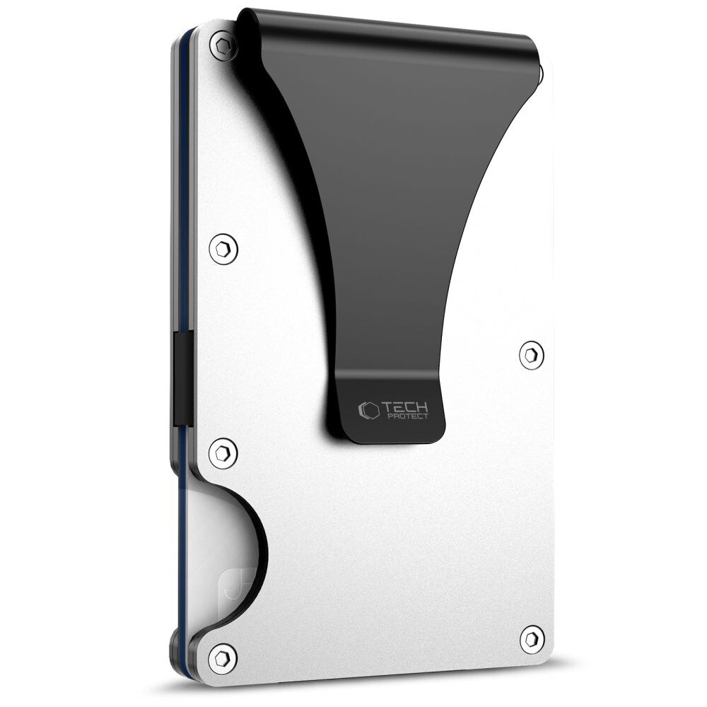 Tech-Protect Thorn RFID-tegnebog – sølv