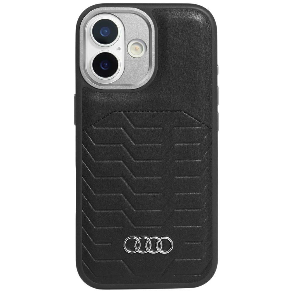 Audi GT MagSafe-etui i syntetisk læder til iPhone 17 – sort