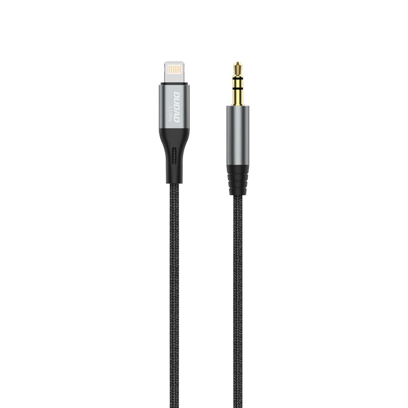 Dudao lynningskabel til 3,5 mm mini-jack-lydkabel, 1 m, gråt (L11PRO)