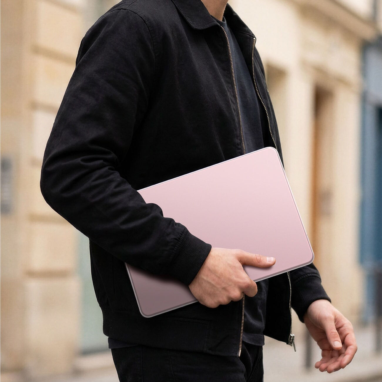 AmazingThing Titan Hardshell-etui til MacBook Neo 13" – lyserød