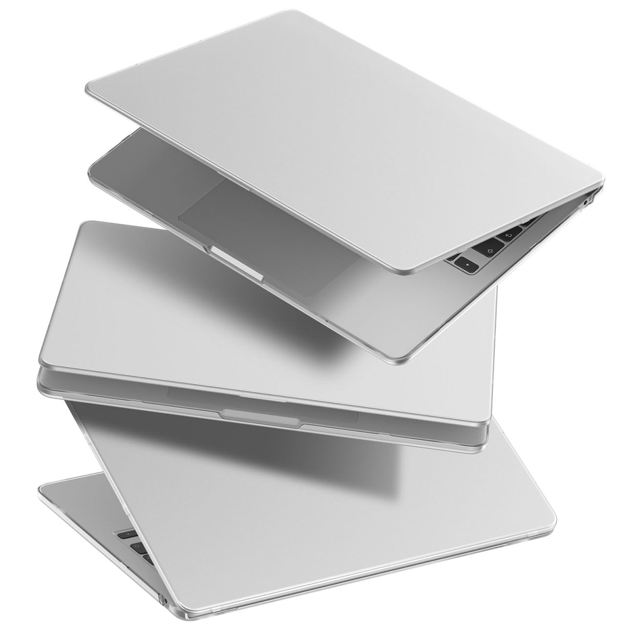 AmazingThing Titan Hardshell-etui til MacBook Air M5 13,6" – gennemsigtigt