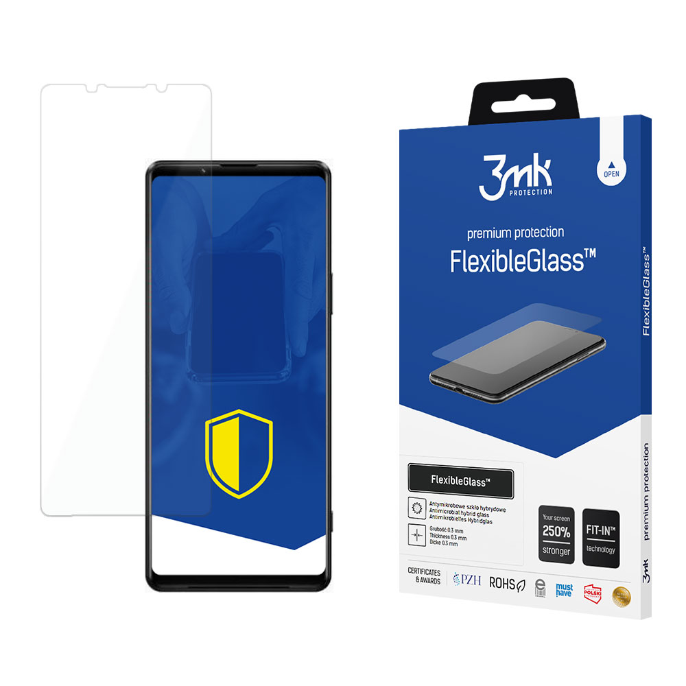 3mk FlexibleGlass™ hybridglas til Sony Xperia 1