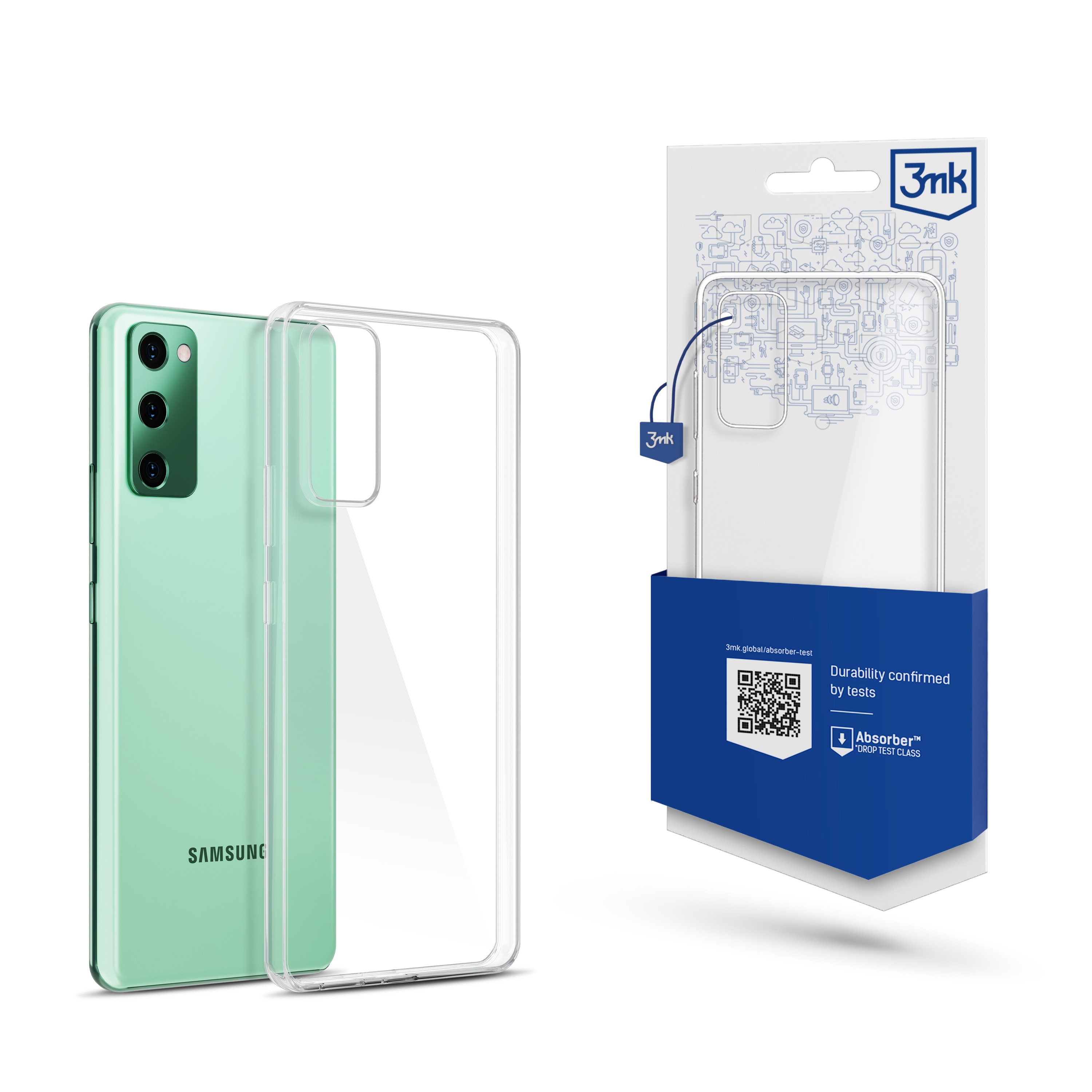 Samsung Galaxy S20 FE 5G – 3mk gennemsigtigt etui