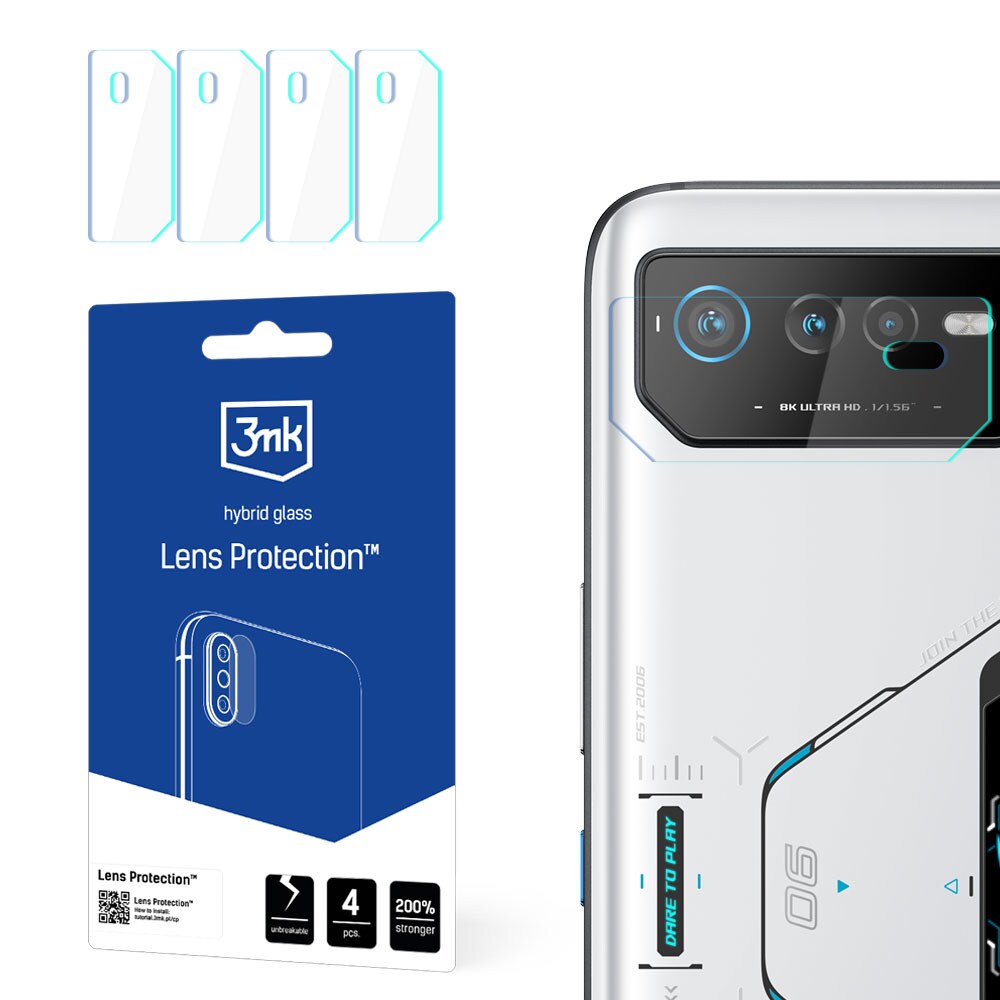 3mk Lens Protection™ hybridkamera-glas til Asus ROG Phone 6 / 6 Pro / 6D / 6D Ultimate