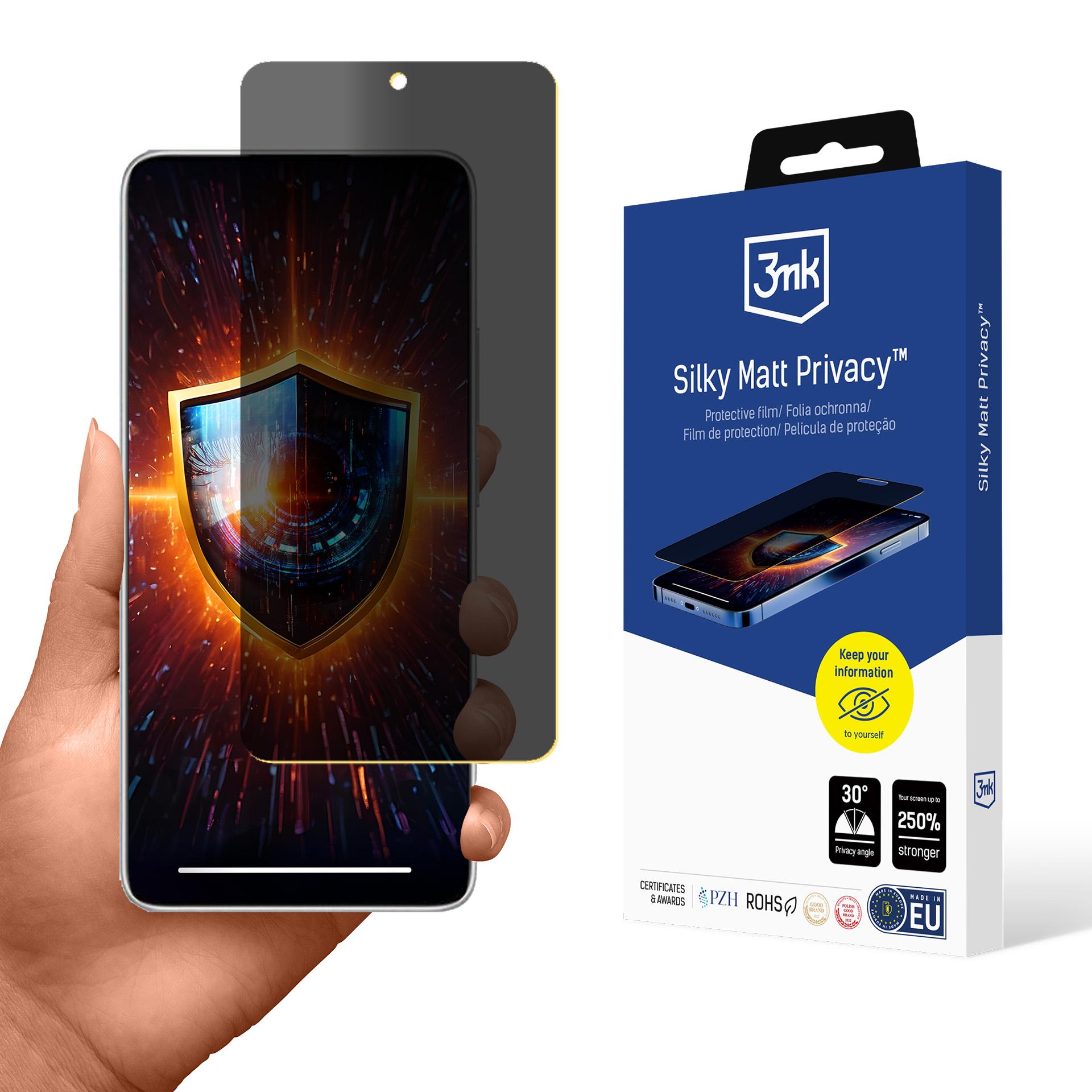 Privatlivsfilm 3mk Silky Matt Privacy til Xiaomi Redmi Note 14 5G