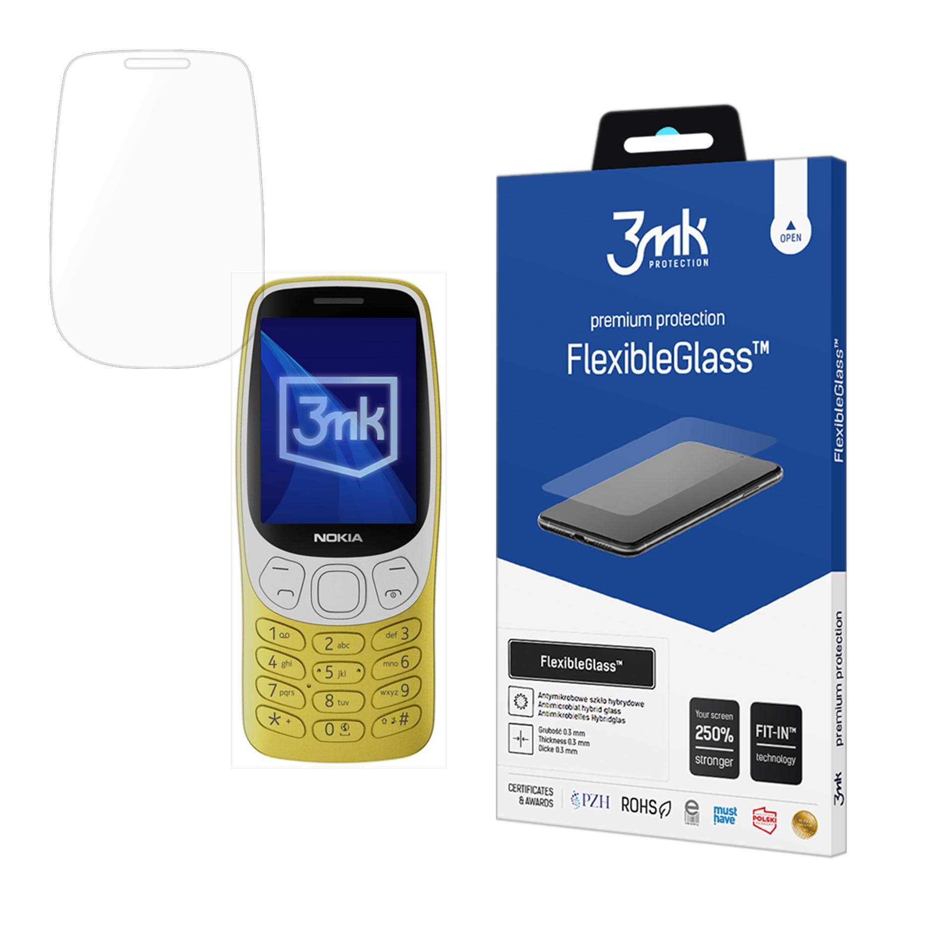 Hybridglas 3mk FlexibleGlass til Nokia 3210 4G