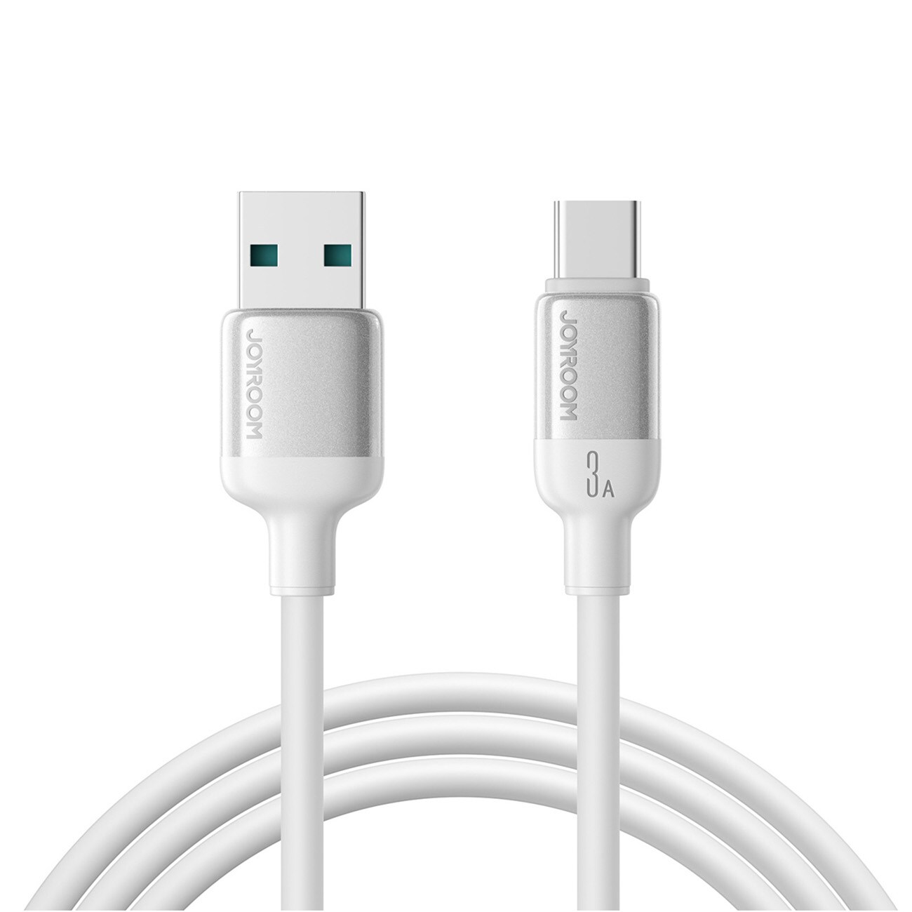 Joyroom S-A62 Lively Series 3A USB-A – USB-C-kabel 1,2 m – hvid