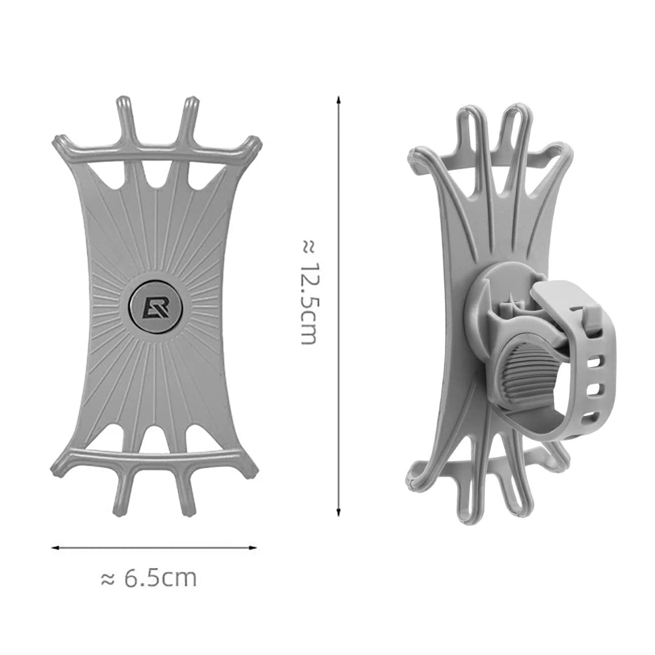 Rockbros LF436 telefonholder til styrklemme – grå