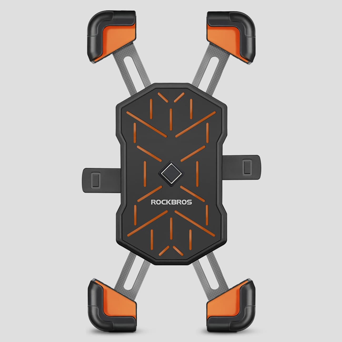 Rockbros HW-117 telefonholder til styrklemme – sort og orange