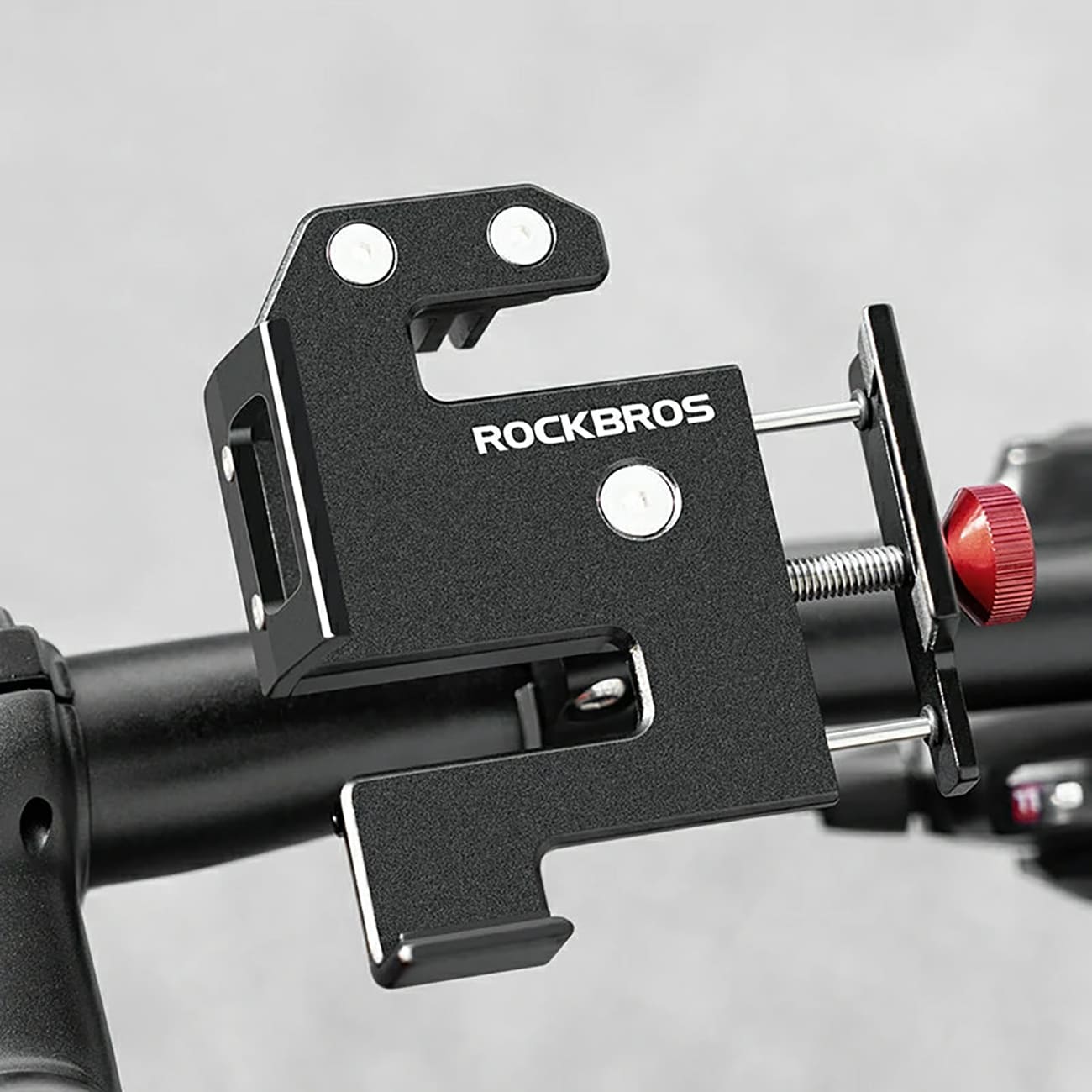 Rockbros 25210038101 telefonholder med klemme – sort