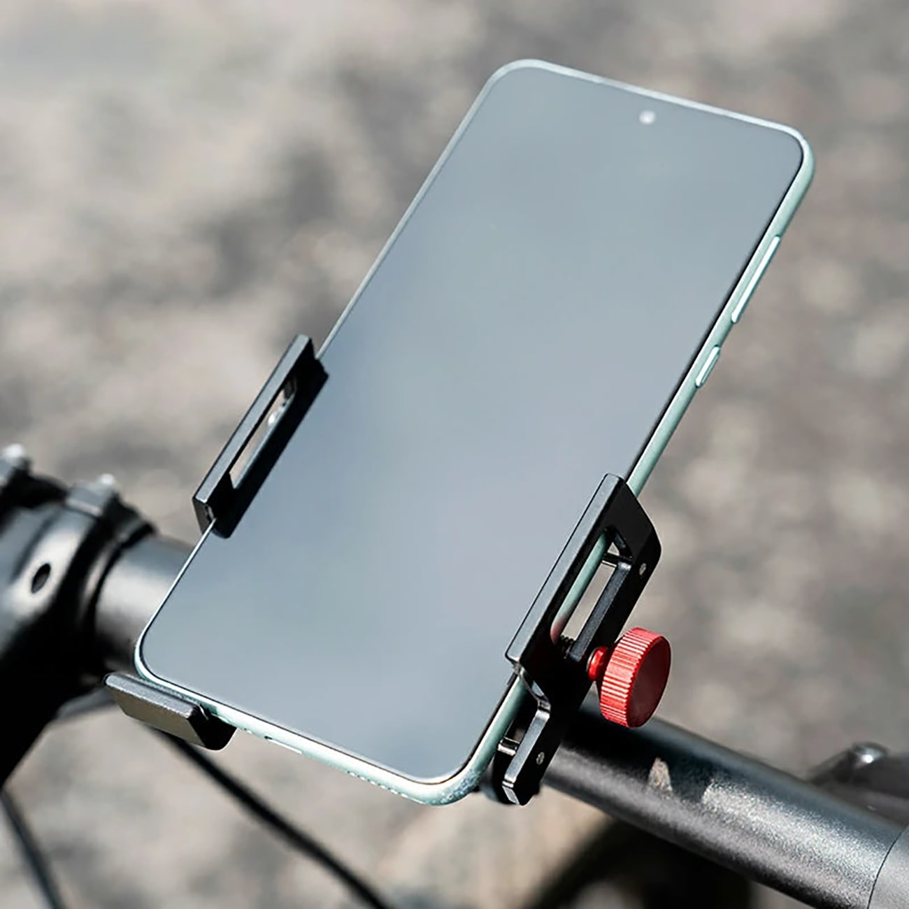 Rockbros 25210038101 telefonholder med klemme – sort